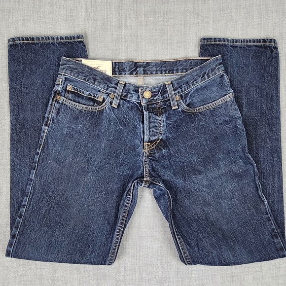 Hollister 100% Cotton Dark Wash Slim Straight Denim Jeans. 30 × 30 - Picture 3 of 7